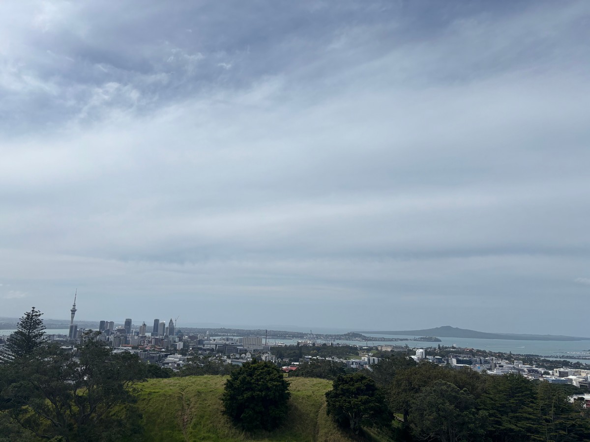 On top of a hill