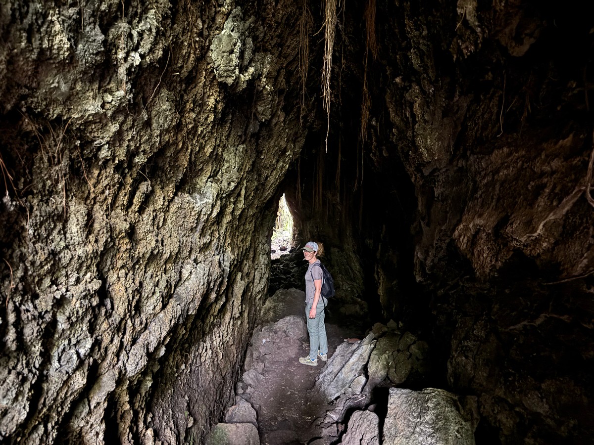 A cave!